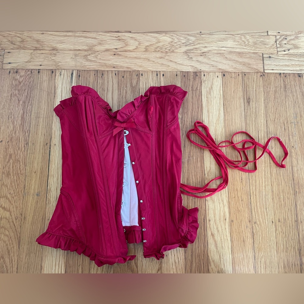 Agent provocateur corset red small